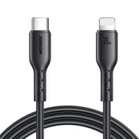 kabel przewód do iphone flash-charge series usb-c - lightning 30w 1m czarny