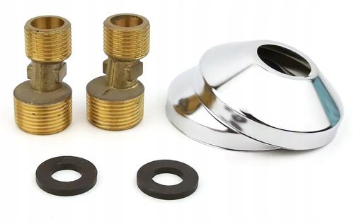 BATERIA ŁAZIENKOWA DWUUCHWYTOWA UMYWALKOWA NAŚCIENNA OBROTOWA WYLEWKA KRAN na Arena.pl