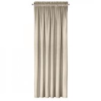 Zasłona Rosa 140x270 cm jasnobeżowa welwetowa gotowa taśma