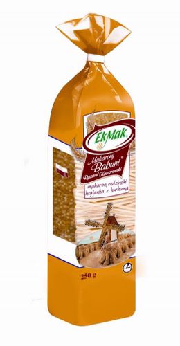 Eko Mak Makarony Babuni rędziński krajanka z kurkumą 250g na Arena.pl