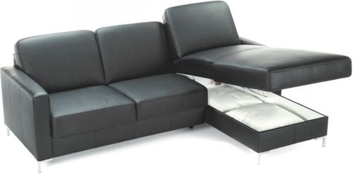 Narożnik Rozkładany Rogówka do Salonu Skóra Basic na Arena.pl