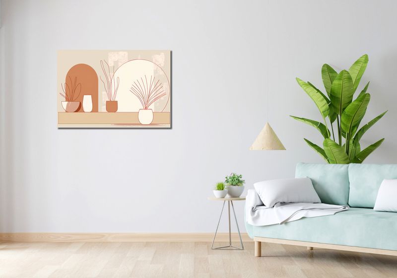 Obraz 90x60cm Widok Roślin zdjęcie 2