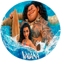 Opłatek na tort Vaiana