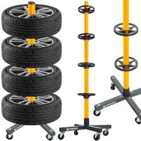 MOBILNY STOJAK NA KOŁA STELAŻ NA OPONY FELGI REGAŁ PM-MSNK-235T