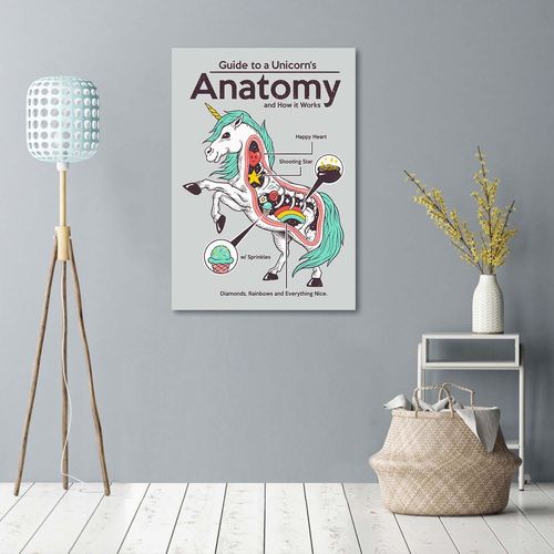 Plakat, Anatomia jednorożca 70x100 na Arena.pl