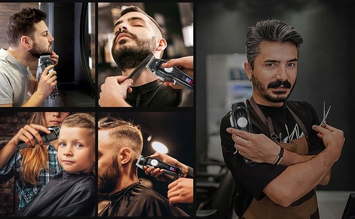 Profesjonalna Maszynka do Strzyzenia Wlosow Zestaw zdjęcie 10