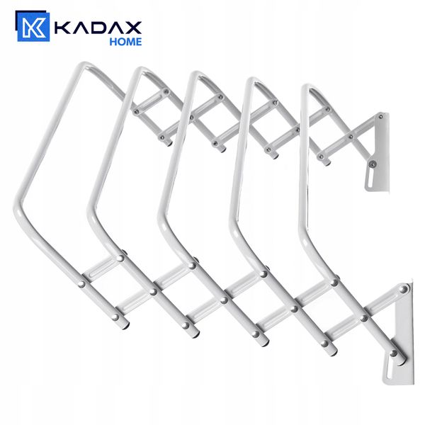 KADAX Suszarka Na Pranie Ścienna Harmonijkowa 80cm zdjęcie 4