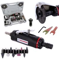 szlifierka pneumatyczna prosta przecinarka cięcia zestaw walizka kamienie