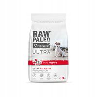 Sucha karma dla szczeniąt VetExpert Raw Paleo Ultra wołowina Mini Puppy 8kg