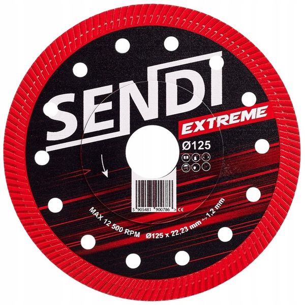 Tarcza diamentowa do gresu Sendi Extreme Ø125 mm zdjęcie 3