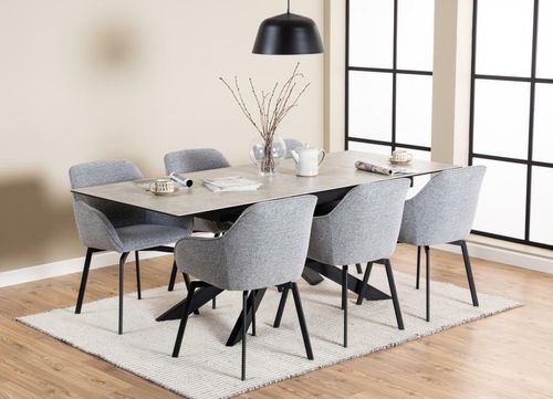 Stół Irwine 168/210x90cm grey Anista na Arena.pl