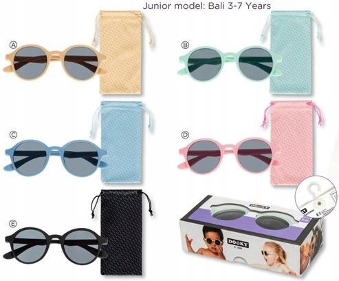 Okulary przeciwsłoneczne Dooky Bali UV400 3-7 lat na Arena.pl