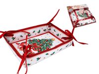 Koszyk na pieczywo duży - Boże Narodzenie (CARMANI)