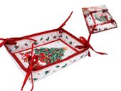 Koszyk na pieczywo duży - Boże Narodzenie (CARMANI)