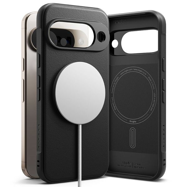 Etui Ringke Onyx Magnetic MagSafe do Google Pixel 10 Czarne zdjęcie 1