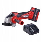 EINHELL SZLIFIERKA KĄTOWA 115mm 18V AKUMULATOR 4,0Ah ŁADOWARKA TC-AG 18/115