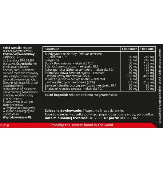 Orgasm Control 90 Kaps. zdjęcie 2