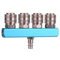 rozdzielacz ad0041 powietrza 4-drożny z szybkozłączami