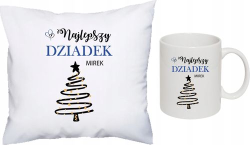 PODUSZKA+KUBEK zestaw prezent Święta Mikołajki na Arena.pl