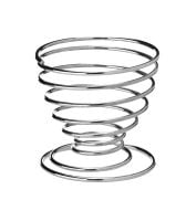 Podstawka kieliszek na jajko gotowane metalowa inox chrom