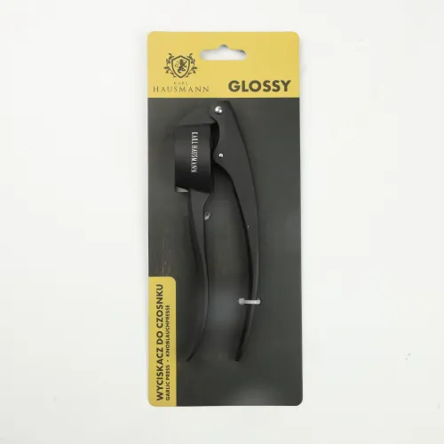 WYCISKACZ DO CZOSNKU ROZDRABNIACZ WYCISKARKA PRASKA ZGNIATACZ STALOWY CZERŃ na Arena.pl