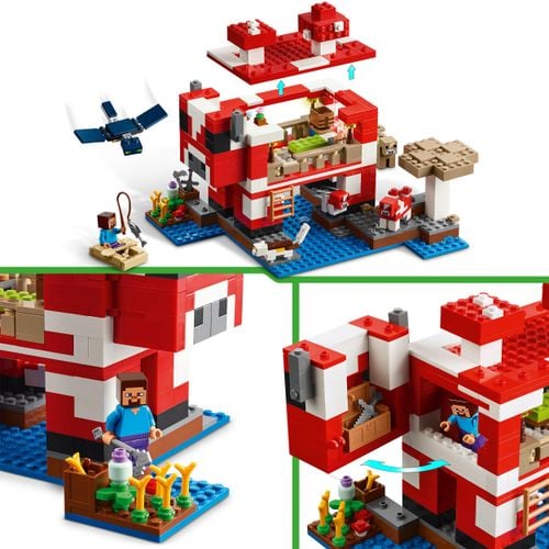 LEGO Minecraft 21270 Dom grzybowej krowy na Arena.pl