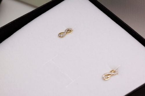 Złote kolczyki Staviori na Arena.pl