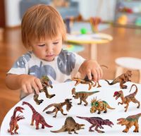 Dinozaury Figurki Park Duży Zestaw Zwierząt 16 szt dla dzieci
