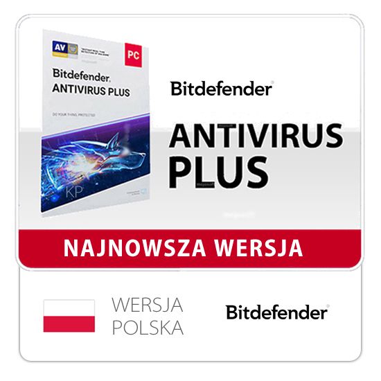 Bitdefender AntiVirus Plus 5PC/2Lata Kontynuacja zdjęcie 1