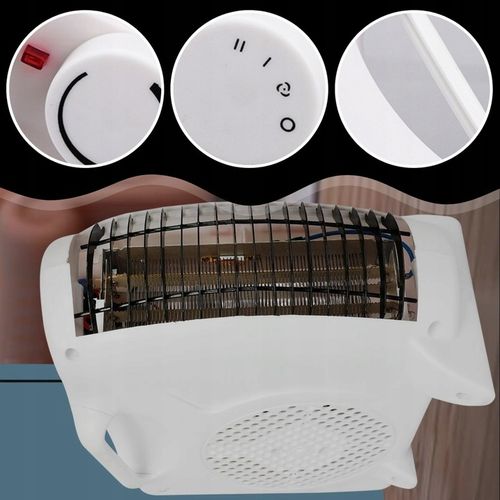 TERMOWENTYLATOR FARELKA GRZEJNIK ELEKTRYCZNY BIAŁY NAWIEW CICHY MOCNY 2000W na Arena.pl