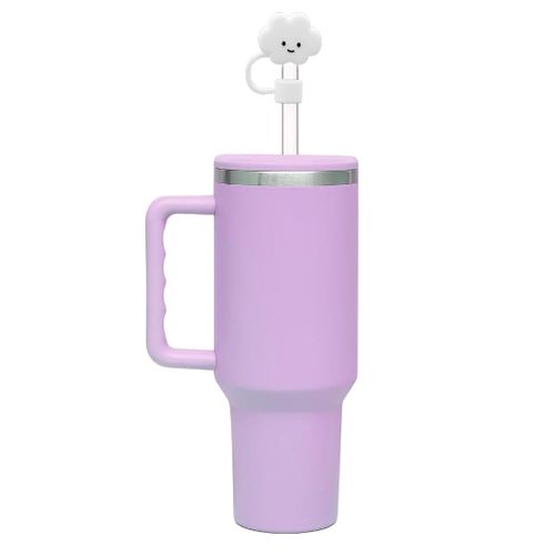 Osłonka na słomkę pyłoszczelna silikonowa Biała Chmurka na Arena.pl