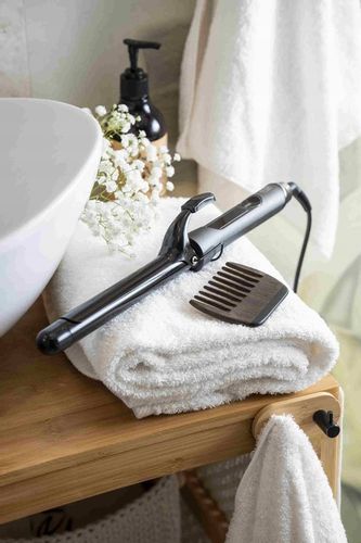 LOKÓWKA DO WŁOSÓW CERAMICZNA 25mm SZYBKIE NAGRZEWANIE REGULACJA TEMPERATURY na Arena.pl