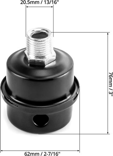 Filtr Wylotowy Sprężarki Powietrza 1/2 20mm 2 Szt na Arena.pl
