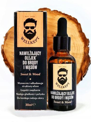 Zestaw do Pielęgnacji Brody: Kartacz / Szczotka + Olejek 30ml Nawilżający na Arena.pl