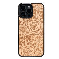 drewniane etui bewood do iphone 16 pro max róże aniegre