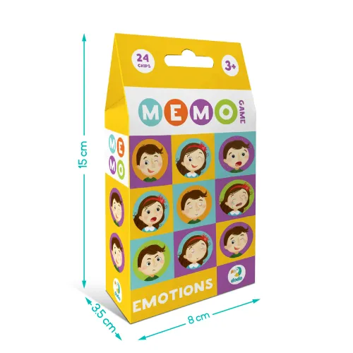Gra Pamięciowa Kreatywna Dodo Memo  ”Emocje” 301240 na Arena.pl