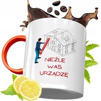 Kubek Pomarańczowy Dla Architekta Prezent Z Nadrukiem Ze Zdjęciem