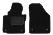 Dywaniki przednie welurowe do: Volkswagen Caddy 2K 2004-2010 minivan czarne