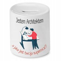 Skarbonka Dla Architekta Jestem Architektem Z Nadrukiem Ze Zdjęciem