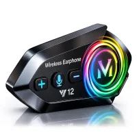 Interkom motocyklowy BT5.4 Y12 pro dla motocyklistów asystent głosowy