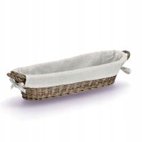 KOSZYK NA CHLEB KOSZYCZEK NA PIECZYWO WIKLINOWY Z WYŚCIÓŁKĄ 49cm