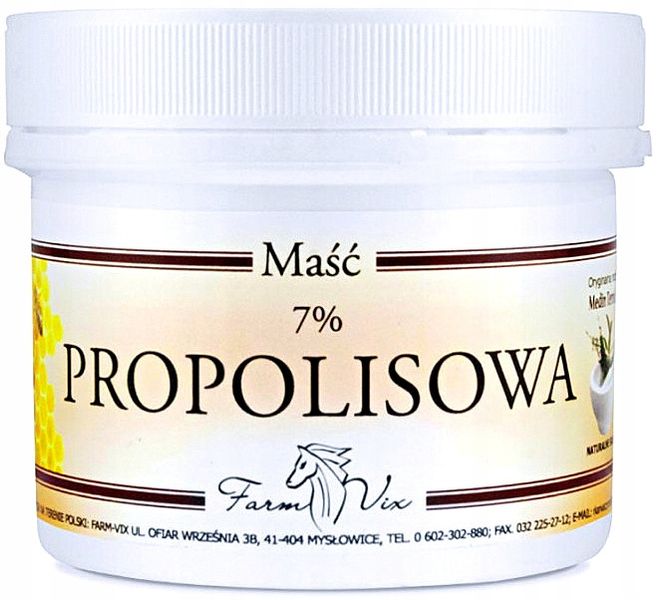 MAŚĆ PROPOLISOWA 7% 150ml Farm-Vix, suchość skóry zdjęcie 1