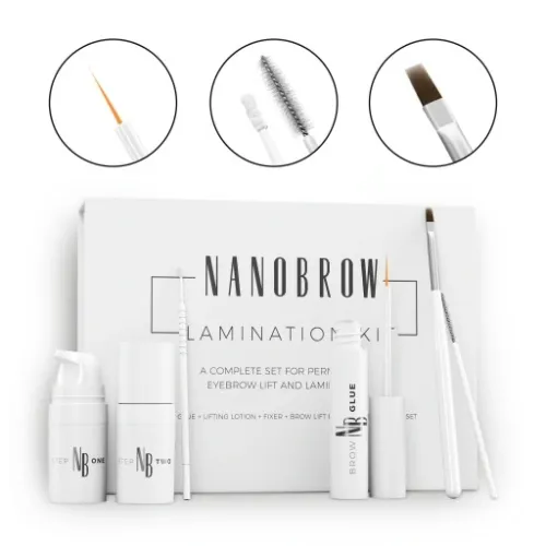 Zestaw do laminacji brwi Nanobrow Lamination kit na Arena.pl