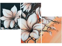 OBRAZ MAGNOLIA SUNSET KWIATY ZACHÓD SŁOŃCA