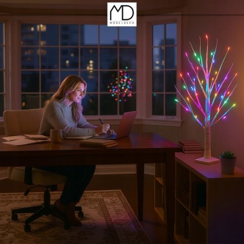 Brzoza led 120cm 48led multikolor drzewko dekoracja bożenarodzenie kolorowy na Arena.pl