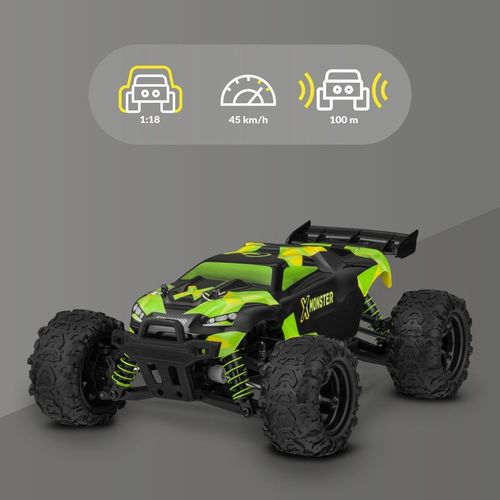 SAMOCHÓD RC AUTO TERENOWY NA PILOTA 4x4 DUŻY AKUMULATOR x 2szt SKALA 1:18 na Arena.pl