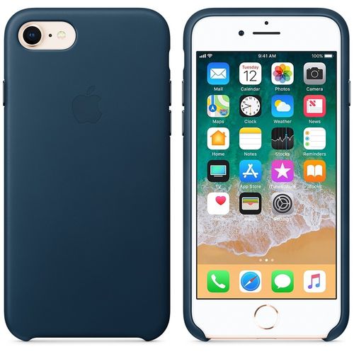Apple iPhone 8 / 7 Leather Case - Cosmos Blue na Arena.pl