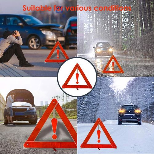 Trójkąt ostrzegawczy do samochodu odblaskowy na Arena.pl