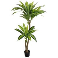 SZTUCZNA DRACENA W DONICZCE WYSOKA ROŚLINA OZDOBNA DRZEWKO 140 cm