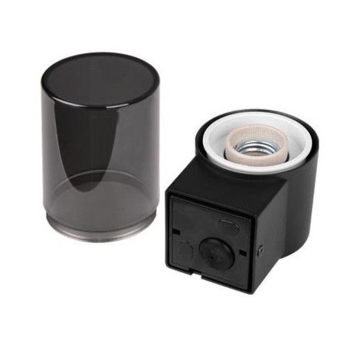 KINKIET NA BALKON E27 OKRĄGŁY CZARNY na Arena.pl